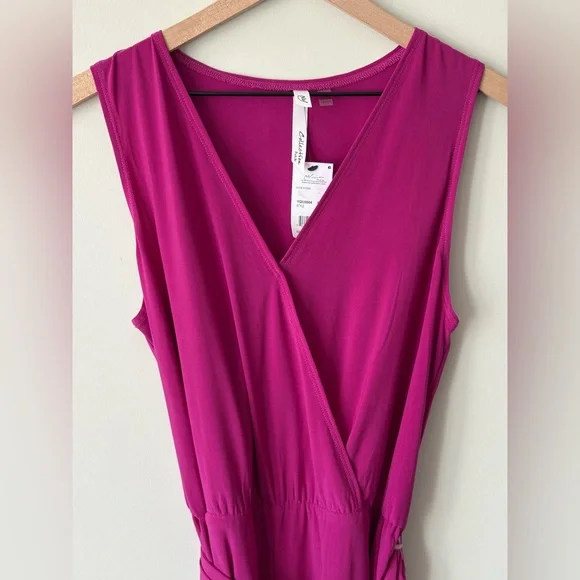 NY Collection Petite Sleeveless Belted Jumpsuit NWT - Picture 5 of 10